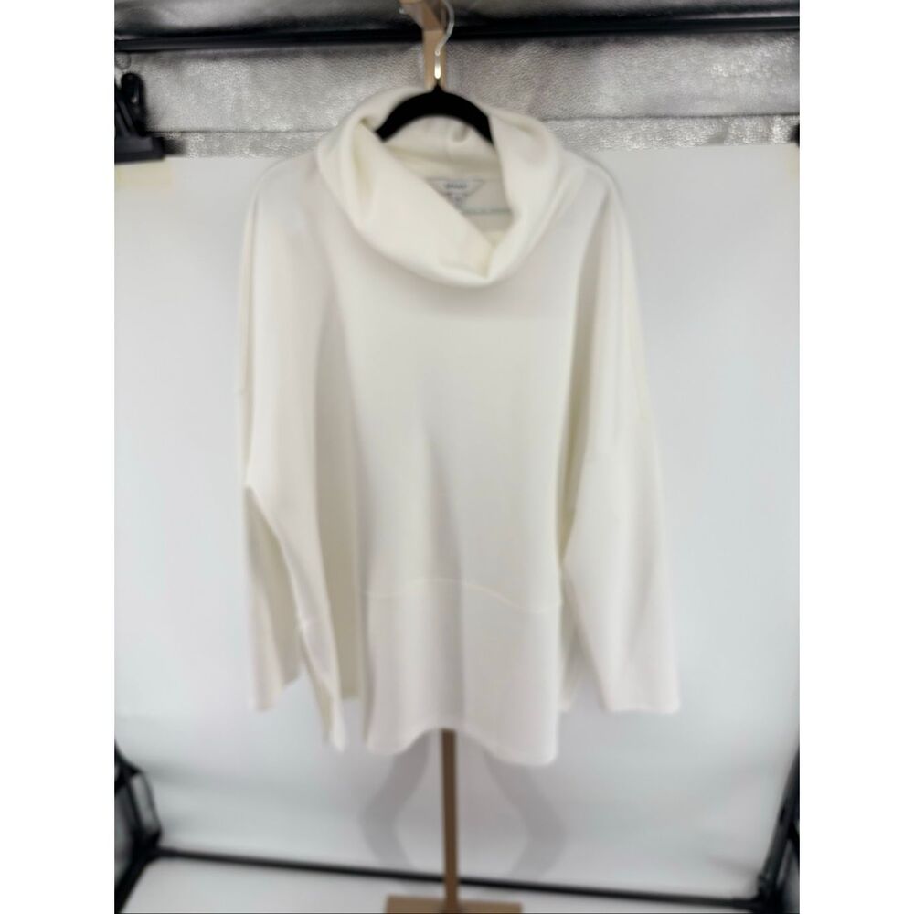 Spanx Air Essentials Turtleneck Tunic 3X White Oversized Pullover Soft Luxe - Picture 5 of 12